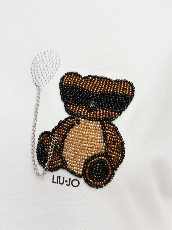 Liu Jo Liu Jo Camiseta WA6414 JS923 Blanco Regular Fit