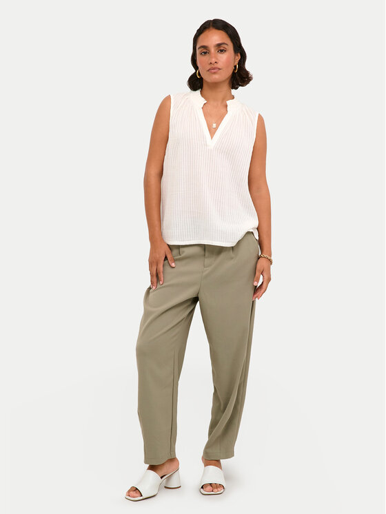 Kaffe Kaffe Топ Alice 10508545 Білий Regular Fit