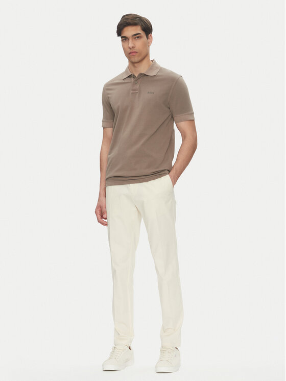 BOSS BOSS Polo Prime 50507813 Marrone Regular Fit