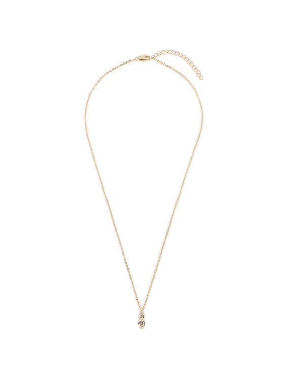 Luv AJ Set verižic Luv AJ Stellar Bezel Charm Necklace Set HOL22-N-SBCN-G Zlata