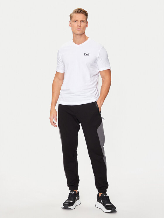 EA7 Emporio Armani EA7 Emporio Armani Футболка 8NPT27 PJVQZ 1100 Білий Regular Fit