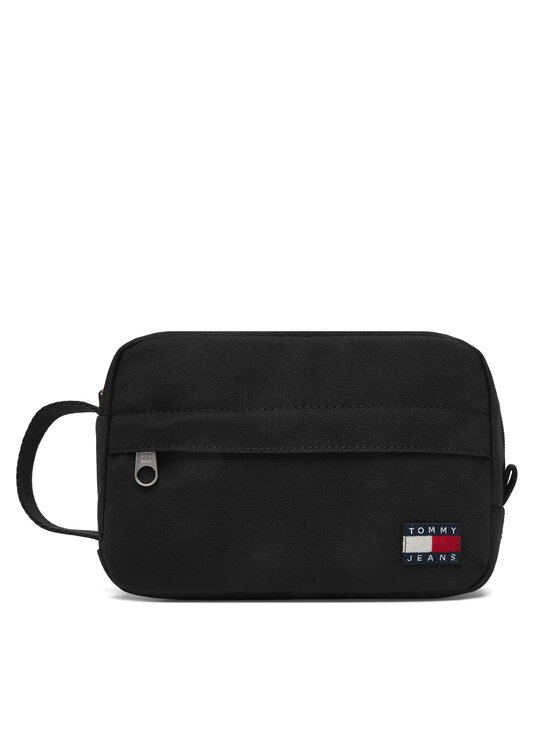 Tommy Jeans Kosmētikas somiņa Tommy Jeans Tjm Ess Daily Washbag AM0AM14212 Melns