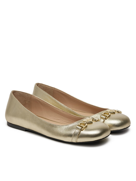 LOVE MOSCHINO Балетки LOVE MOSCHINO JA11011G1MIF0900 Золотий