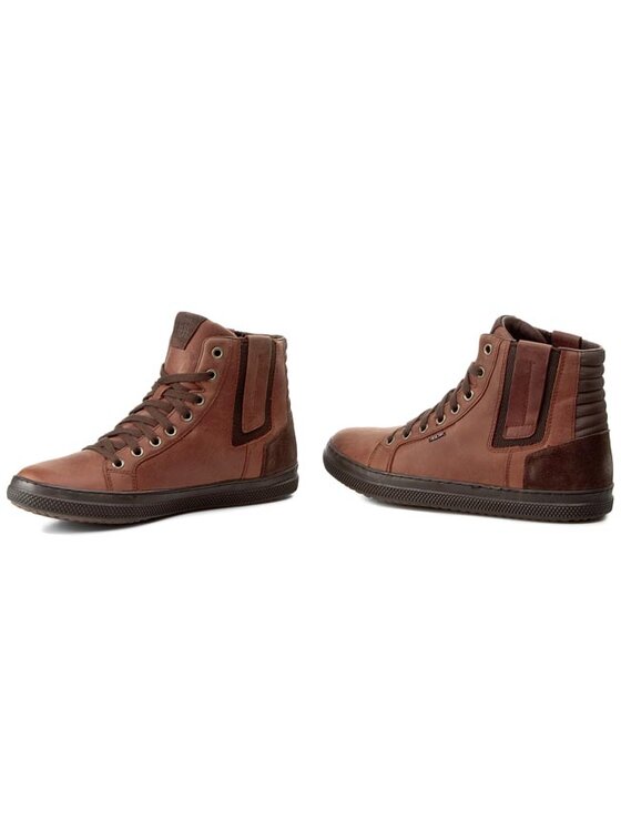 Geox Sneakersy Geox U Smart B U54X2B 000FF C6003 Brązowy