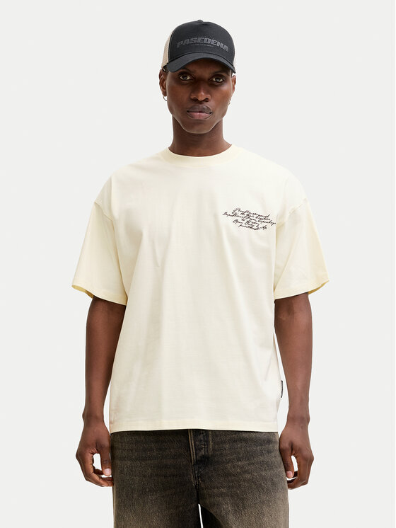 Jack & Jones Jack & Jones Camiseta Dust 12292982 Amarillo Loose Leg