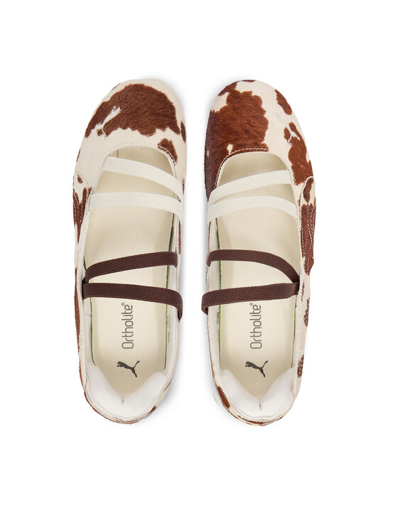 Puma Балетки Puma Speedcat Ballet Cow Wns 407787 01 Коричневий