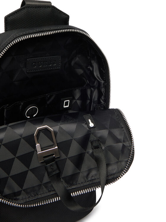 Guess Torbica za okrog pasu Guess HMBEHN P6326 Črna