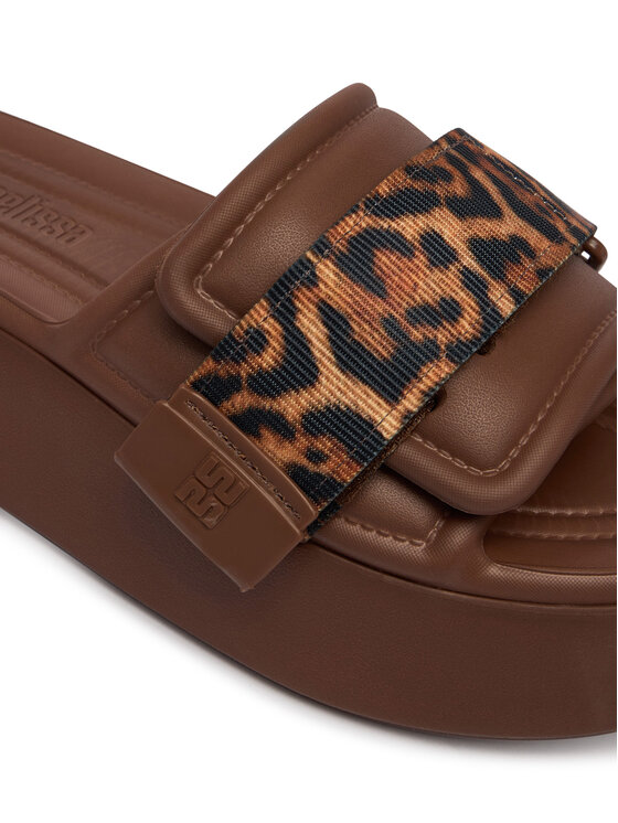 Melissa Шльопанці Melissa Melissa Free Fuzzy Slide Platform Ad 37835 Коричневий