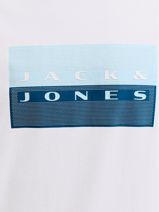 Jack & Jones Jack & Jones Camiseta Fusion 12289863 Blanco Regular Fit