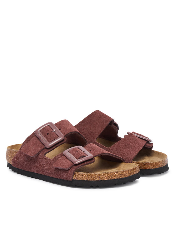 Birkenstock Papucs Birkenstock Arizona Cushion Buckle 1033103 Sötét rózsaszín