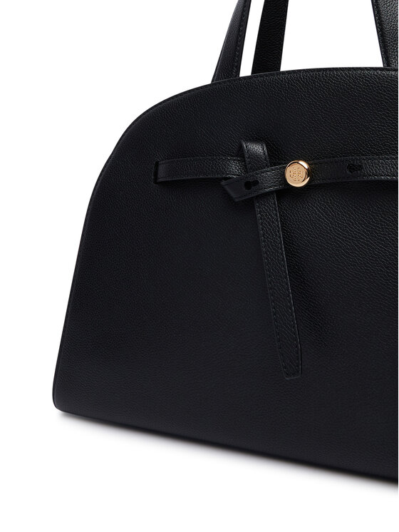 Tory Burch Ročna torba Tory Burch Romy Bauletto 179990 Črna