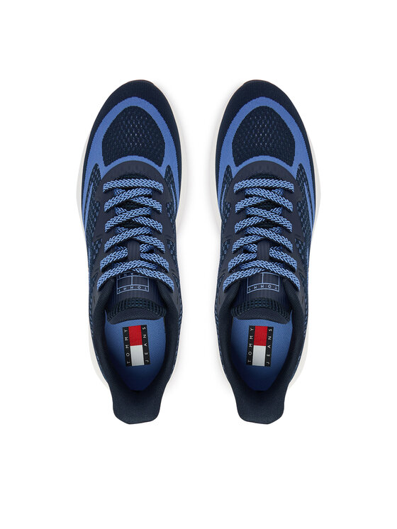 Tommy Jeans Superge Tommy Jeans Runner Knitted EM0EM01713 Modra