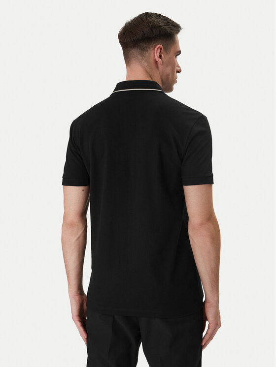 BOSS BOSS Polo Birdie Paule 50559365 Negro Slim Fit