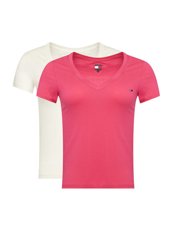 Tommy Jeans Tommy Jeans Σετ t-shirts DW0DW21367 Έγχρωμο Slim Fit