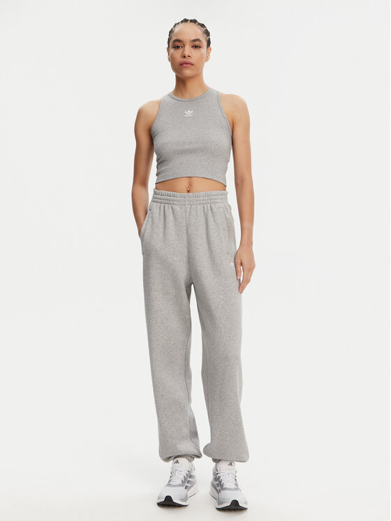 adidas adidas Felső Essentials IY9649 Szürke Slim Fit