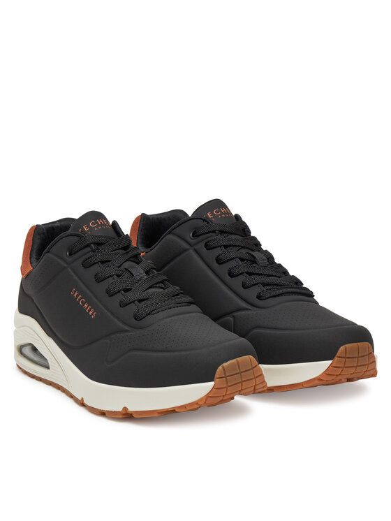 Sneakersy Skechers Uno - Suited On Air 183004/BLK Czarny | Eobuwie.com.pl