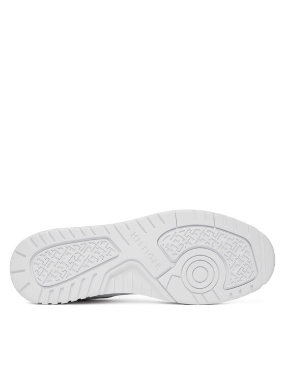Tommy Hilfiger Сникърси Tommy Hilfiger Th Basket Core Lite Lth Mix FM0FM05518 Бял