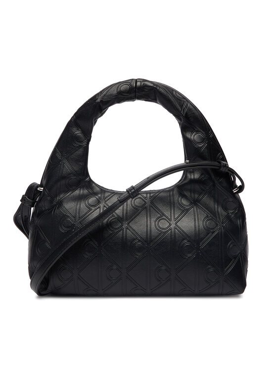 Calvin Klein Soma Calvin Klein Emblem Aop Puffer Bag With Strap LV04F3200G Melns