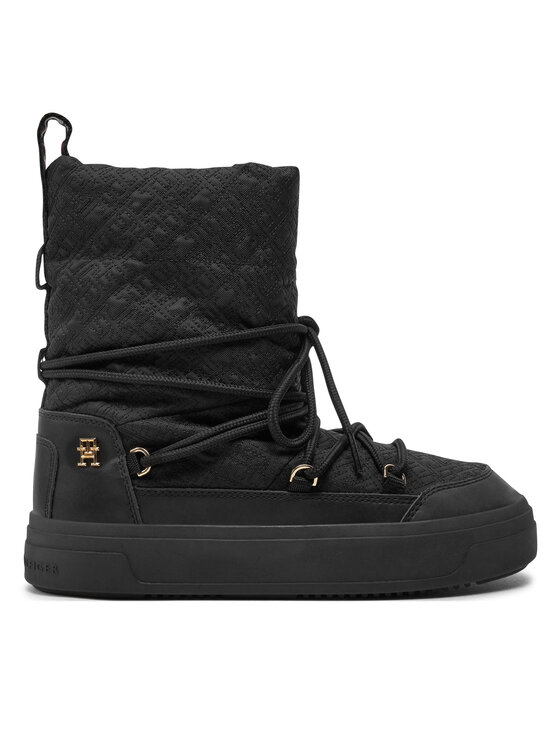 Tommy Hilfiger Sniego batai Tommy Hilfiger FW0FW08430 Juoda