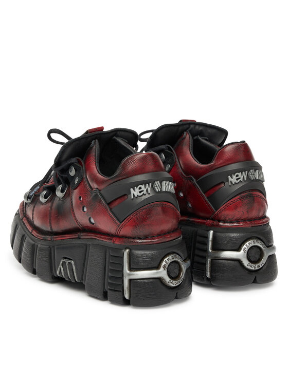 NEW ROCK Superge NEW ROCK M-120N-C67 Bordo rdeča
