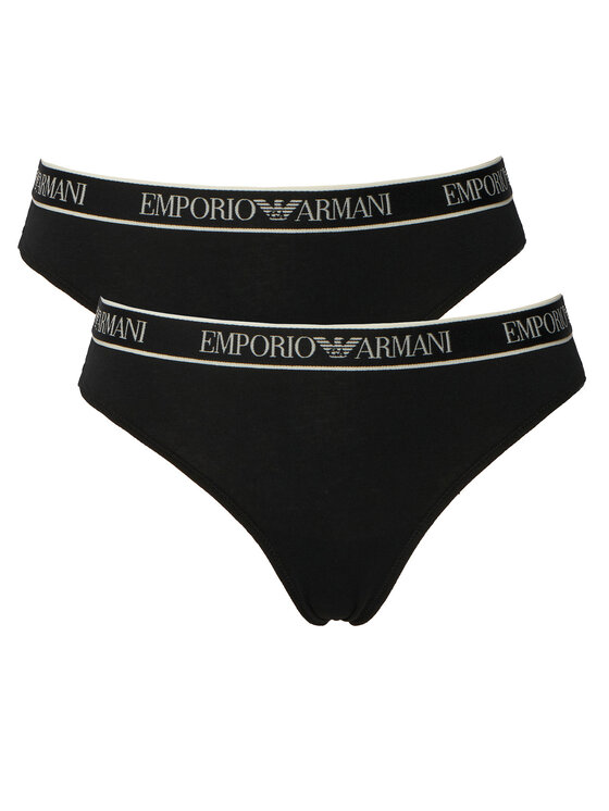 Emporio Armani Underwear Emporio Armani Underwear Conjunto de bragas brasileñas EW000404 AF19026 MC005 Negro