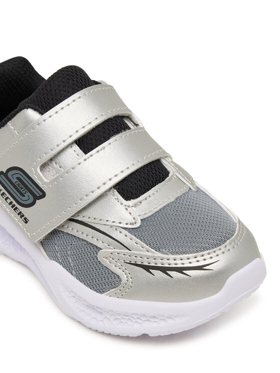 Skechers Снікерcи Skechers Meteor-Lights - Glow 401498N/SLBK Срібний