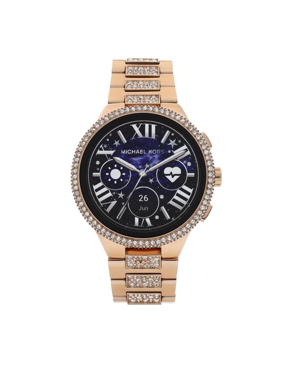 Michael Kors Išmanusis laikrodis Michael Kors Gen 6 Camille MKT5147 Rožinis auksas