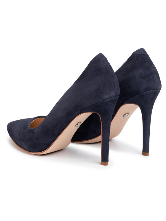 Solo Femme Štikle Solo Femme 34201-A8-K33/000-04-00 Tamnoplava