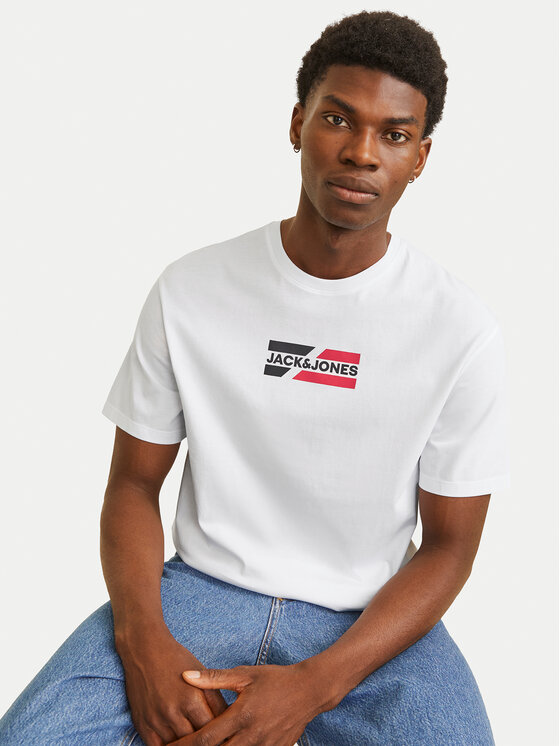 Jack & Jones Jack & Jones Camiseta Corp Graphic 12268415 Blanco Regular Fit