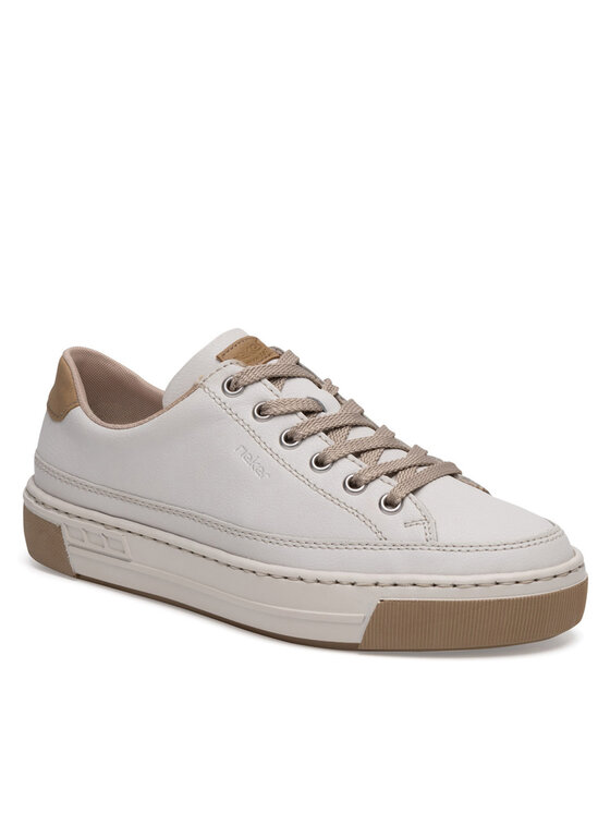 Rieker Sneakersy Rieker L8847-81 Béžová