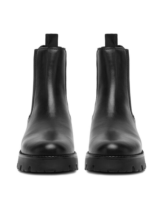 Lasocki Kotníková obuv s elastickým prvkem Lasocki CEO-WI16-780-01 Černá