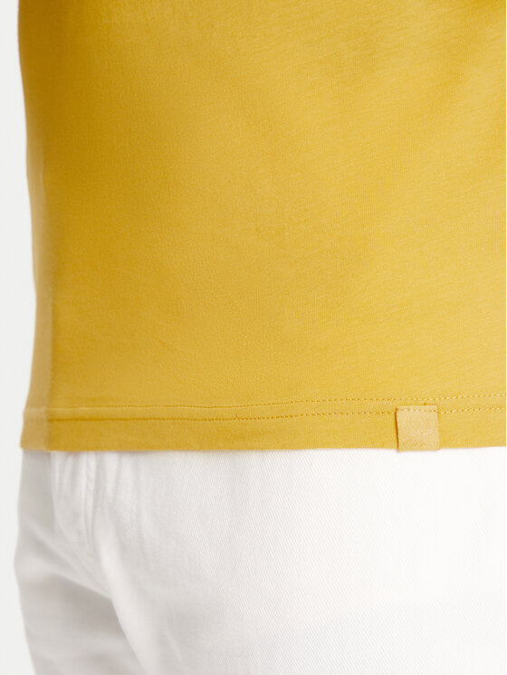 United Colors Of Benetton United Colors Of Benetton Camiseta 3U53J1F15 Amarillo Regular Fit