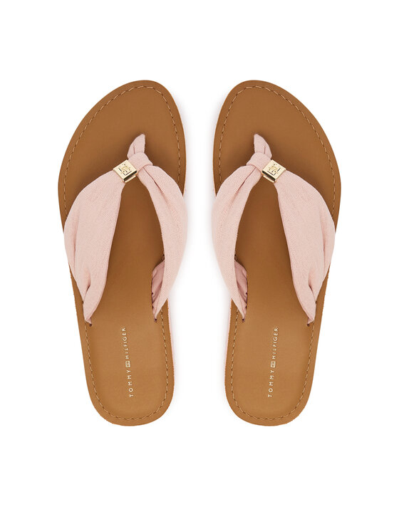 Tommy Hilfiger Chancletas Tommy Hilfiger Th Ltr Footbed Summer Sandal FW0FW09194 Rosa