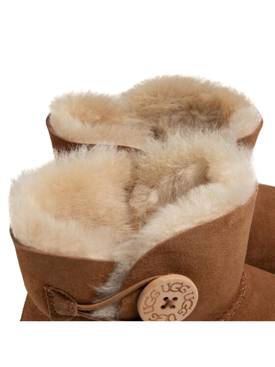 Ugg Снігоходи Ugg W Mini Bailey Button II 1016422 Коричневий