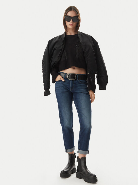 G-STAR G-Star Raw Farmer Kate D15264-C052 Sötétkék Boyfriend Fit