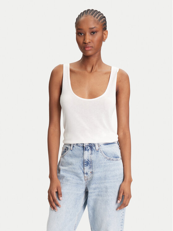Calvin Klein Calvin Klein Marškinėliai LV044C345G Écru Regular Fit