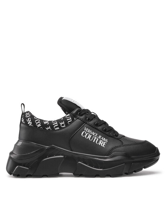 Versace Jeans Couture Снікерcи Versace Jeans Couture 71YA3SC1 Чорний