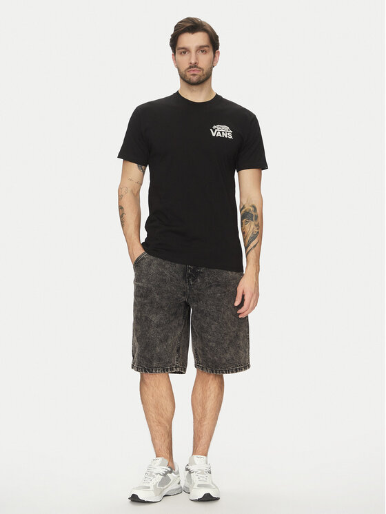 Vans Vans Majica Sneaky VN000M3Y Črna Regular Fit