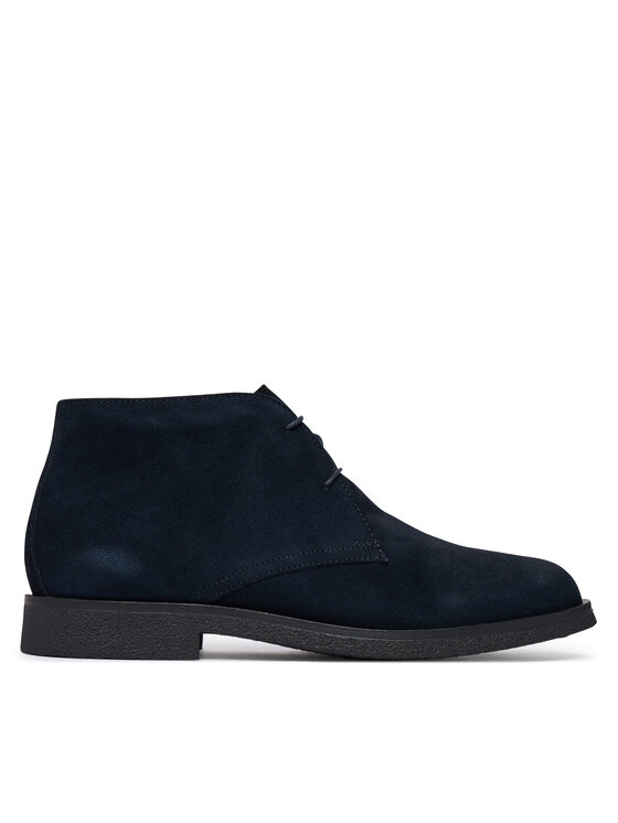 Geox Šnurovacia obuv Geox U Claudio U6658D 00022 C4021 Tmavomodrá