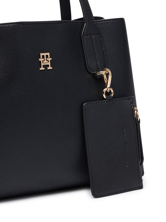 Tommy Hilfiger Torebka Tommy Hilfiger Th Icon Mini Satchel AW0AW18722 Czarny