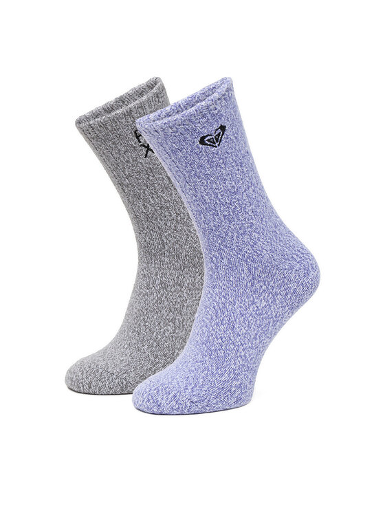 Roxy Довгі шкарпетки Roxy CEO_AS_ROXY_06_W_AW25 (2 PACK) mix Сірий