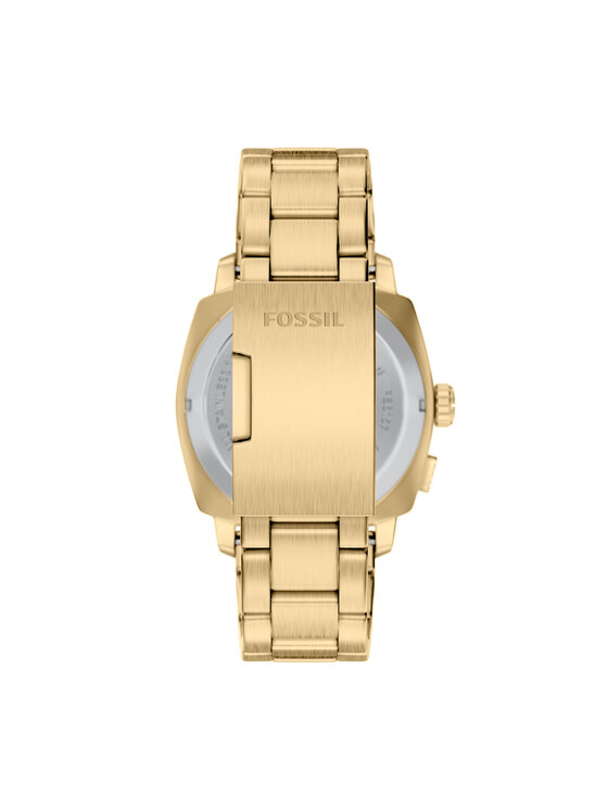 Fossil Годинник Fossil Machine Big Tic FS6157 Золотий