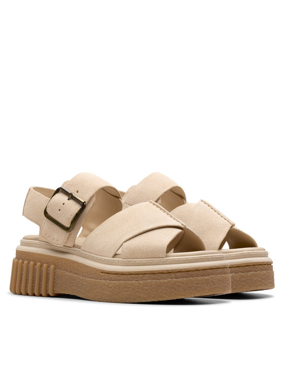 Clarks Босоніжки Clarks Evamar Wish 26181202 Бежевий