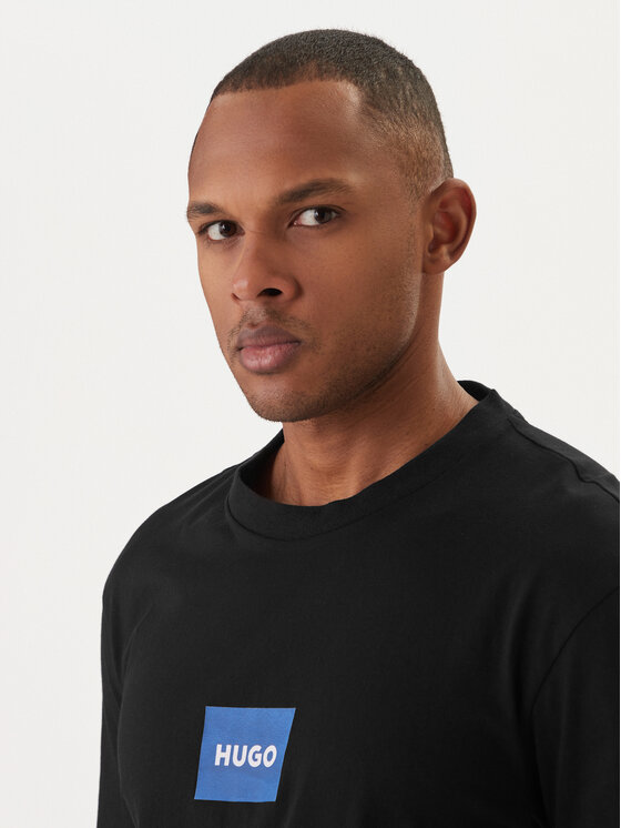 HUGO HUGO Camiseta Nayonix 50554382 Negro Regular Fit