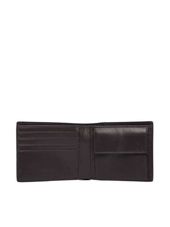 Calvin Klein Maks Calvin Klein Raised Billfold W/ Coin LV04D1163G Brūns