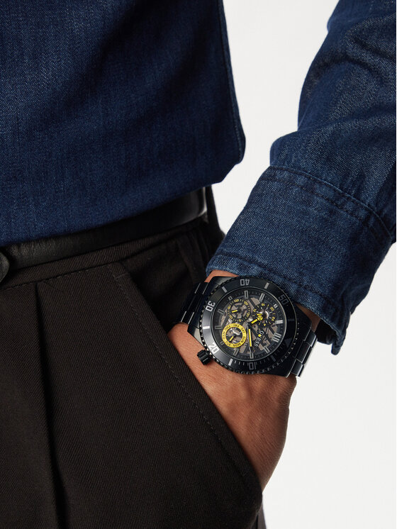 Guess Годинник Guess Axle GW0488G3 Чорний