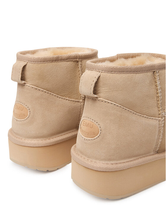 EMU Australia Botas de nieve EMU Australia Stinger Micro Flatform 2.0 W13296 Beis