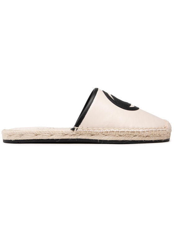 Coach Espadryle Coach Channing Leather C4337 CHK Biały