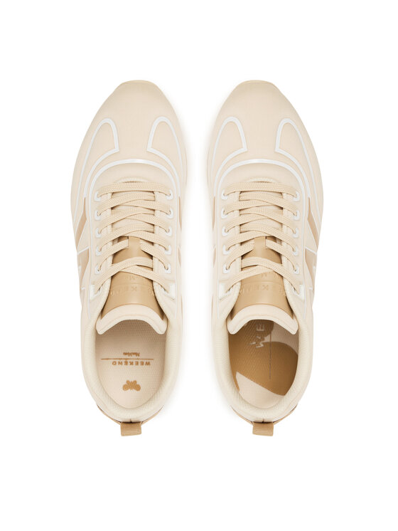 Weekend Max Mara Sneakersy Weekend Max Mara 2525766034650 Écru