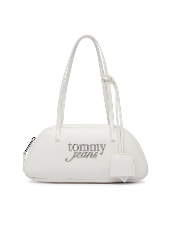 Tommy Jeans Дамска чанта Tommy Jeans Tjw Bold Shoulder Bag AW0AW18787 Бял
